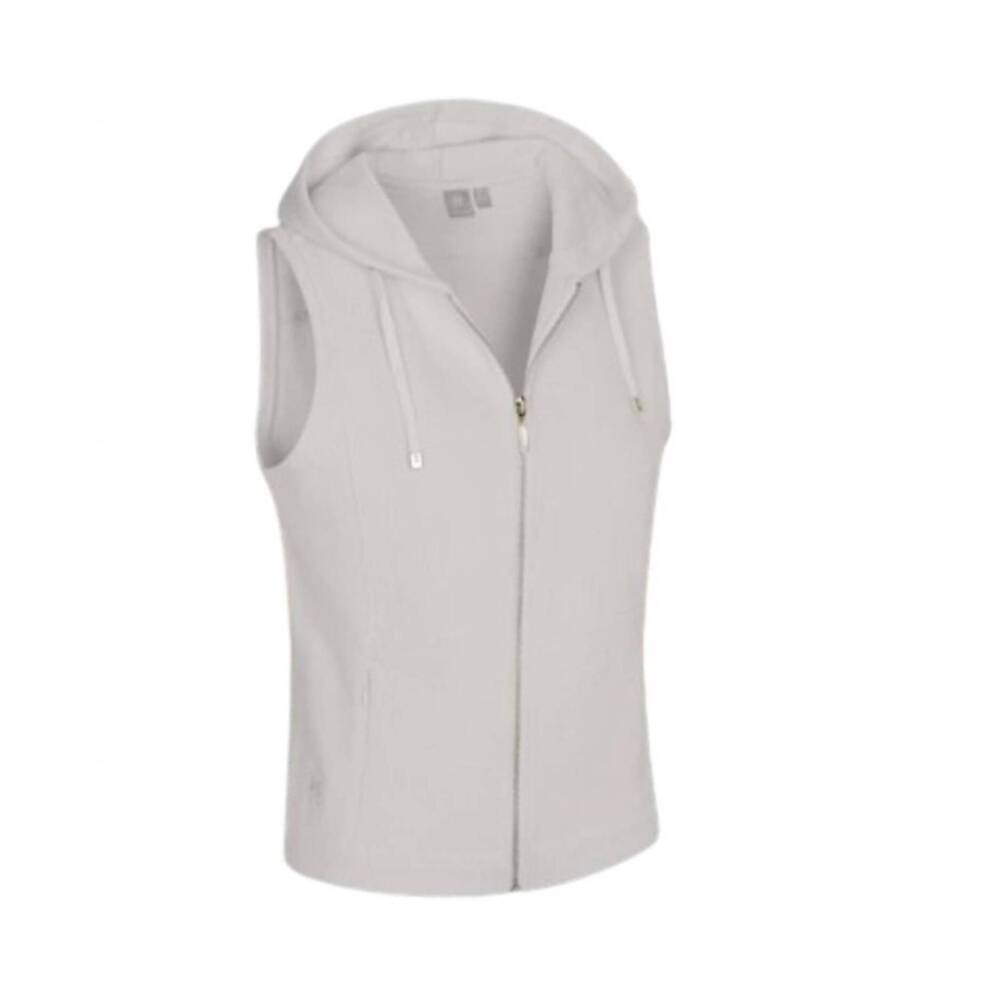 NEW NUSPORT women's malibu hoodie vest in sand